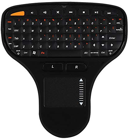 ASHATA 2.4G Mouse Keyboard 2 in 1,Mini Touch Control Intelligent Air Mouse Multimedia,Sensitive and Accurate,Plug and Play