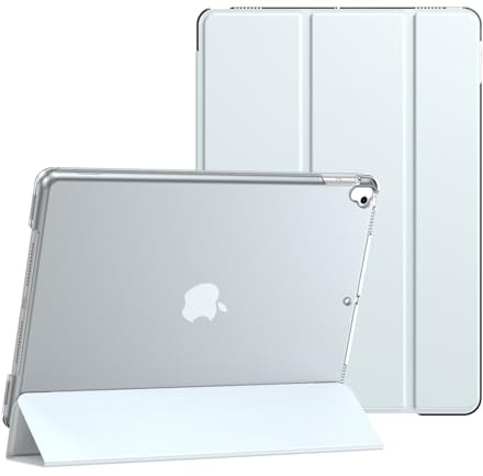 Funda inteligente para Apple iPad Pro 10.5 (2017) A1701 A1709 y iPad Air 3 (2019) A2152 A2123 A2153 con encendido y apagado magnético automático (blanco)