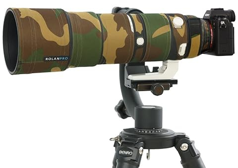 Rolanpro Camoflage Objektivschutz für Sony FE 200-600mm F5.6-6.3G OSS Coat Objektiv Schutzhülle, #6 Wasserdicht