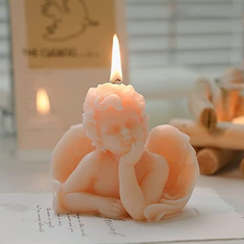 Candele D'angelo, Candele Profumate Alla Cera di Soia Simpatiche Candele Decorative per la Decorazione della Casa, la Camera da Letto, il Bagno, il Matrimonio (Una Mano Sulla Guancia Bianca)
