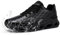 FATES TEX Totalmente Zapatillas Impermeables Hombre Al Aire Libre Zapatillas Deporte Gimnasio Moda Bambas Casual Ligero Zapatillas Running(C-Negro,41 EU)