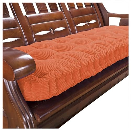 Bankkissen Bankauflage 1/2/3 Sitzer ,90x40/100x40/120x40/150x50/160x40/160x50cm Sitzauflage 10cm Dickes Outdoor Sitzkissen Bank, Rechteckiges Bankpolster, Waschbar Gartenbank Auflage(Color:E,Size:180x
