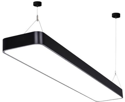 Modern Pendelleuchte Pool Table Rectangular Pendelleuchte Moderner, minimalistischer LED-Kronleuchter Wohnzimmer-Deckenleuchte, verstellbarer Billardtisch, Büro-Turnhalle(Infinitely Dimmable,150CM-72W