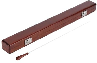perfeclan Dirigentenstab mit Holzgriff, Orchester-Dirigentenstab mit hölzerner Geschenkbox, handgefertigter Musikstab für Chorleiter, Symphonie