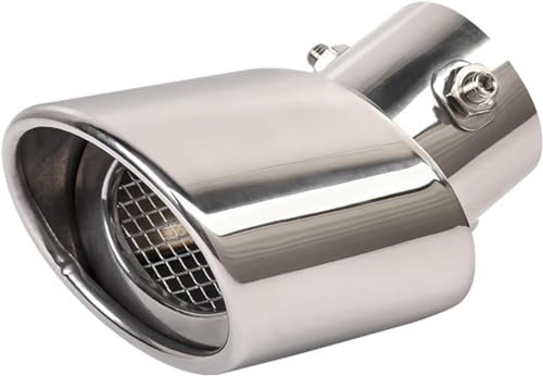 JiAnFacAI Endrohr Auspuffrohr Für Smart Fortwo Forfour 453 451,Auspuffblende Rund Endrohr,Endrohrspitze Edelstahl Auspuffrohr,Auspuff Endrohr,D.