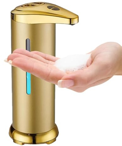Dispensador de Jabón Automático | Dispensador de Lavado de Mano Dispensador Recargable USB | Dispensador de Jabón de Vidrio de Espuma Sin Toque Automático, Dispensador de Jabón de Espuma