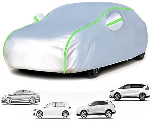 Car Cover for Jaguar XK 2007-2014 (479.4 x 189.2 x 132.9cm),All-Weather Car Cover - Waterproof + Dustproof + UV Protection, Privacy Protection & Scratch Resistant