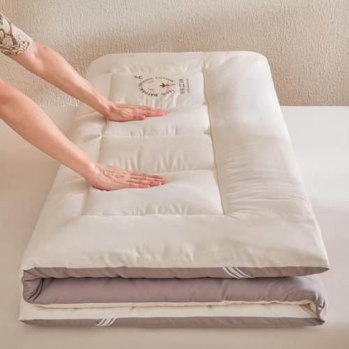 YSZBD DüNne Matratzenauflage Futonbett Matratze 180x200/120x200/90 X 200 Matratzen-Topper Weich Matratzenschoner Multifunktional(b1,120x200cm-3kg)