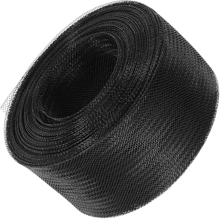 PACKOVE Ruban en Maille Polyester 5 CM Large Tresse Élastique Crin de Cheval pour Accessoires Couture Adaptés aux Robes de Soirée et Costumes Traditionnels de Danse