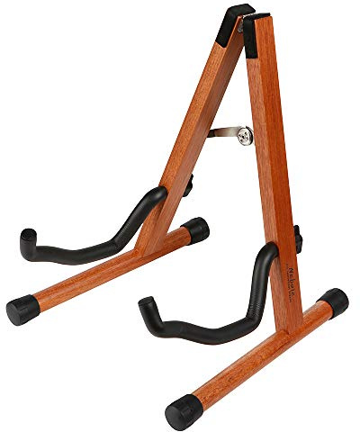Guitar Stand, Neboic Wood Acoustic Guitar Stand, Electric Guitar Stand, Bass Banjo Guitar Stand, Portable Guitar Stand Holder for Multiple Guitars, Guitar Accessories