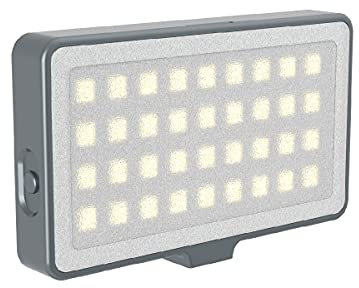 DigiPower LED-Videolicht mit 3 Beleuchtungsmodi und 3 Farbfiltern, 50 LED-Leuchten, inklusive universeller Handyhalterung, DSLR-Kameras, Action Cams und Videokameras, DP-VL50