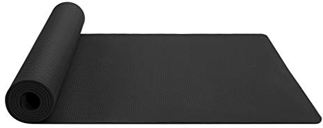 Gymnastikmatte Yogamatte , rutschfest, 183x61x0.6cm , Yoga-Matte nicht nur für Anfänger, Sticky Mat, übungsmatte Fitnessmatte sportmatte Pilatesmatte Yogatuch, phtalatfrei, schadstofffrei, weich