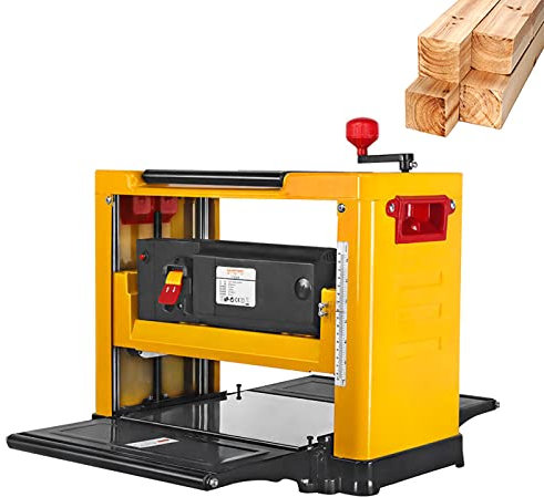 Cepilladora de sobremesa Cepilladora de Espesor de Madera de 13 Pulgadas, 2000 W, Cepilladora de carpintería de 8000 RPM, para Cortar Madera, carpintería y Bricolaje