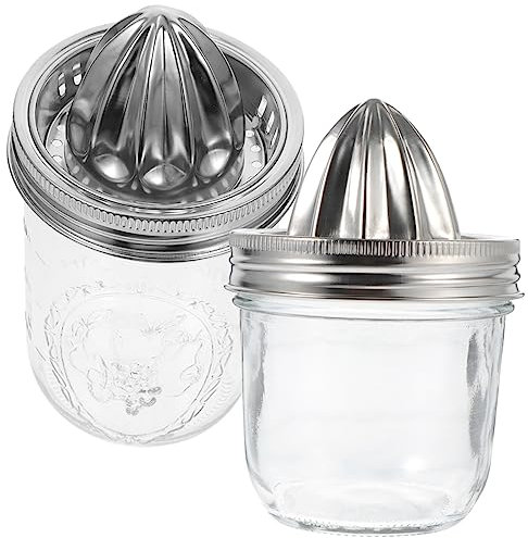 Milisten Manual Lemon Squeezer Press Handheld Citrus Squeezer Small Juicer for Orange Juice Jar Style