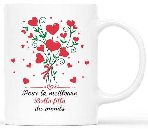 CADEAU PLUS Mug Pour La Meilleure Belle-fille - Tasse Cadeau Super Belle-fille