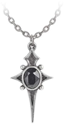 Alchemy Gothic Sterne Leben Unisex Halskette schwarz/silberfarben