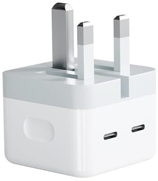 For iPhone 17e/17/Air/17-Pro/17-Pro Max/16E/16/16 Plus/16-Pro/16-Pro Max/15/15-Pro/15-Pro Max/15+ Charger, 35W Super Fast Charger Plug, Foldable Dual USB C Plug Power Adapter