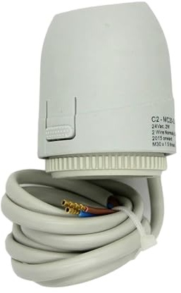 DEYIN Normalerweise offen, normalerweise geschlossen, elektrischer thermischer Antrieb for Fußbodenheizung, Thermostat, Thermostatventil, 24 V, 230 V, M28 x 1,5(M28X1.5 230V NC)