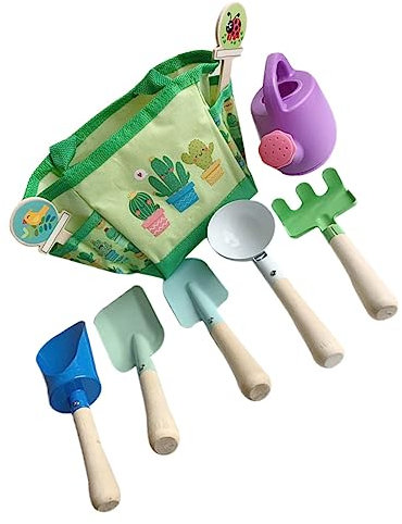 KOMBIUDA Satz Kinder-gartengeräte Simuliertes Gartenwerkzeug Lernspielzeug Für Kleinkinder Robust Und Langlebig Kinder-Garten-spaß