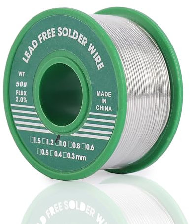 Lötzinn 1mm, 50g, 55cm, 63% Zinnanteil Für Elektronik, Reparaturen, DIY Projekte