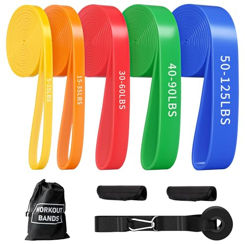exercise bands, resistance bands for working out, workout bands, pull up assist bands, stretch bands for exercise at Home/Gym -fu