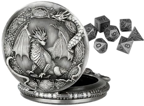 Set di in miniatura, giocattolo in poliestere con custodia per orologio da , 7 per giochi di ruolo, per giocatori, principianti, adulti, feste, casa, viaggi, eventi