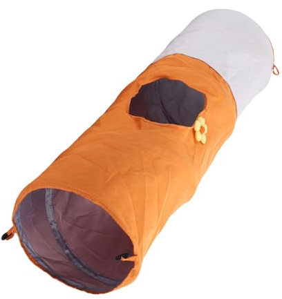 Generic Túnel de Juego para Gatos, Tubo Interactivo Plegable, Túnel de Juguete para Mascotas para Ejercicio y Juego de Perros en Interiores para Gatos y Perros Pequeños a Medianos