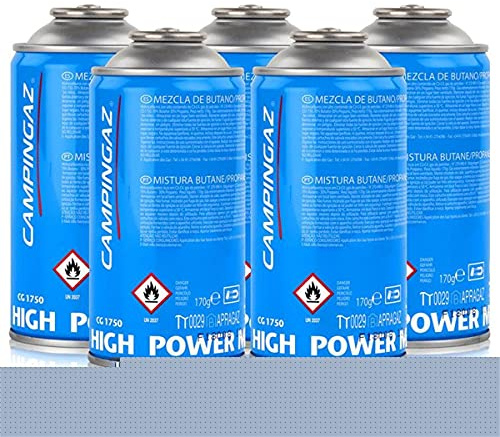 Campingaz Gas-kartusche CG1750 - Schraubventilkartusche 170g Butan (5er Pack)