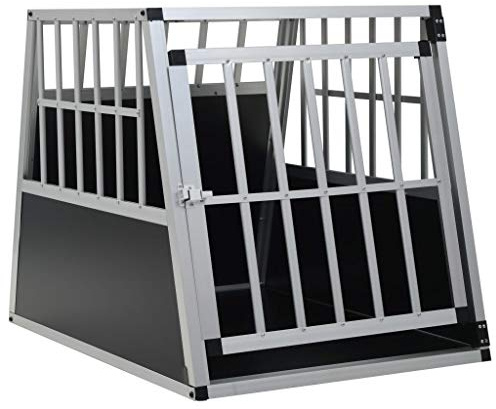 vidaXL Hundetransportbox mit Einzeltür 65 x 91 x 69,5 cm