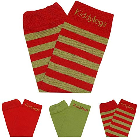 Kiddylegs® Premium Bio Baby- und Kinderstulpen Beinwärmer (Erdbeere)