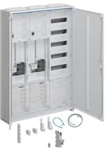 Hager Armoire complète, 2 places, VF-5rh/APZ, 3 panneaux, métal, ZB335C25LS, 282254, 3250617625951, 2076398031