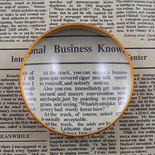 Dome Magnifier 4X Portable Mini Desktop Magnifier 72mm Reading Magnifying Glass Jeweler Loupe Paperweight Optical Half Ball Lens for Home and Office Magnification