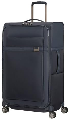 Samsonite Airea - Spinner L erweiterbar, Koffer, 78 cm, 111.5/120 L, Blau (Dark Blue)