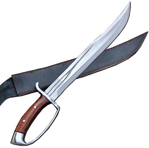 40 cm lange Klinge, handgeschmiedetes Bowiemesser, Drachenzahn-Bowiemesser, Messer, großes Messer, Machete, kleines Schwert, schärfen, sofort einsatzbereit, echtes funktionierendes Bowiemesser