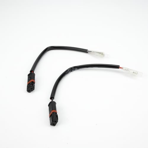 Aharon Motorrad 12V Verlängerungskabel Adapter für LED Blinker kompatibel mit BMW Motorrädern – Blinker Adapterkabel Kabeladapterstecker wasserdicht