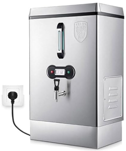 HSRG Commercial Water Boiler, 30L Large Instant Hot Water Dispenser, Dual Filtration Automatic Water Replenishment, Energy Efficient, Stainless Steel, for Cafe, Office, Home