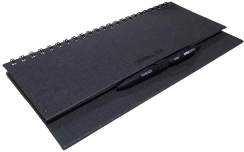 Scadenziario Desk planner calendario ufficio da tavolo Nera per appuntamenti 2026 settimanale F.to 30 x 13 cm con penna + omaggio penna a scatto e segnalibro