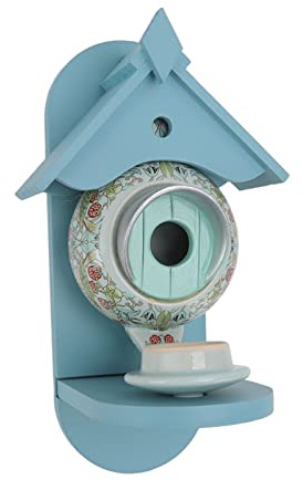 bvwkkynle Teapot Bird House Feeder Birds Nest Box Home Garden Hanging Pets Feeder Wild Bird Feeder Drinker Hook Hummingbird Decors