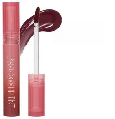 Peel-Off Lip Tint, 6 Colours, Long-Lasting Waterproof Lip Stain with Natural Finish, Smudge-Proof Lip Colour (102, 30g)