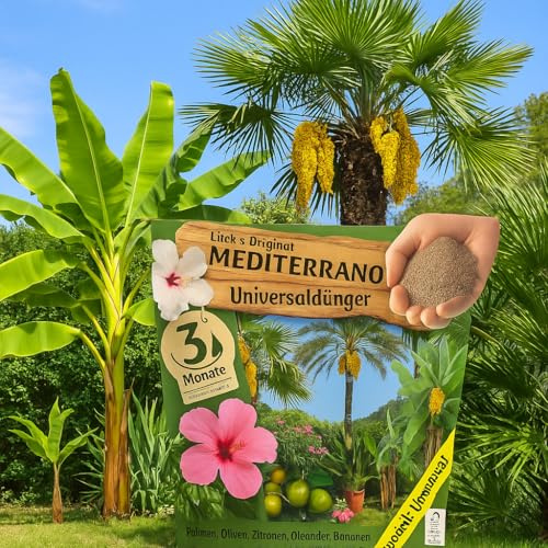 Mediterrano Universal Dünger – Premium-Nährstofflösung für mediterrane & heimische Pflanzen 10KG Premium Qualität für Ihre Pflanzen