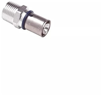 DSTOCK60 - Raccordo a crimpare compatibile Wavin M1 filettatura esterna 25 x 3/4