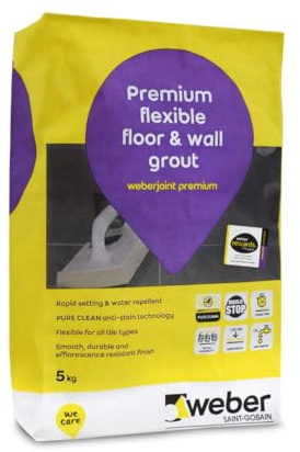 Weber Premium Flexible Grout 5kg (Jasmine, 5kg)