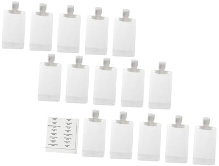 FOMIYES Trousse de Toilette de Voyage Pratique en Pet 100ml pour Crèmes et Lotions, Pochette Transparente Compacte pour Camping et Activités en Plein Air