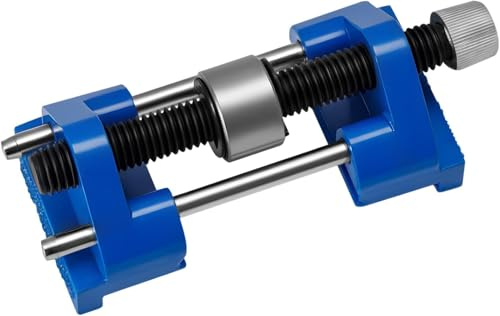 Y.H BLISSHAVEN Diamond Sharpening Stone Set with Honing Guide - 400/1000 Grit Double-Sided Whetstone with Non-Slip ABS Base & Angle Fixer for Knives, Scissors & Tools (Blue Honing Guide Off-Center)