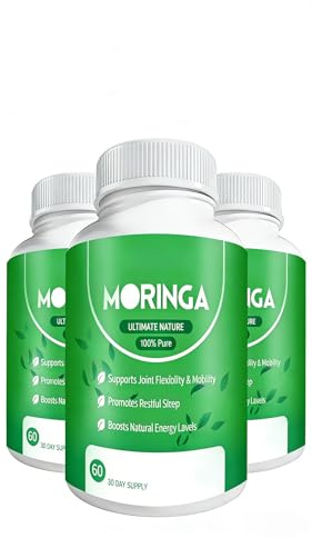 Ekologisk Moringa - ger stabil, naturlig energi som gör att man känner sig mer energisk på ett mildt sätt.,3pcs