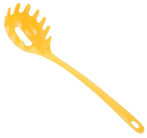 LOLIPPYY Cucchiaio Scolapasta in Plastica Colorata, Servitore di Pasta Impugnatura Ergonomica, Mestolo Colino Multiuso per Spaghetti e Noodles, Utensile da Cucina per Drenaggio Efficiente,