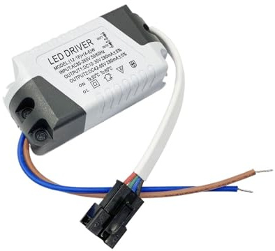Driver LED 12+6W,18+4,18+6W Trasferitore for faretti da soffitto a 2 colori Due uscite: DC12-21V,36-62V 300mA Connettore a 4 pin AC110V-265V