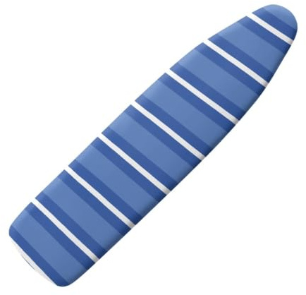 Bügelbrett bezug 120 x 40 Weiß Blau Bügelbrettbezüge elastisch und bequem,Verdickete Polsterung,Bügelbrettbezug Atmungs-und Rutschschutz,für Dampfbügeleisen,Langlebig waschbar