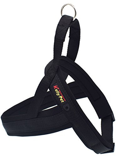 feiling Hundegeschirr Outdoor Brustgeschirre Verstellbare Welpengeschirr Gepolstert Geschirr Autogeschirr oder Hundeleine für Kleine Mittelgroße und Große Hunde (XS, schwarz)