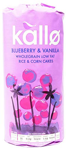 Kallo Vollkornreis & Maiskuchen (Blaubeere & Vanille, 2 x 130 g)